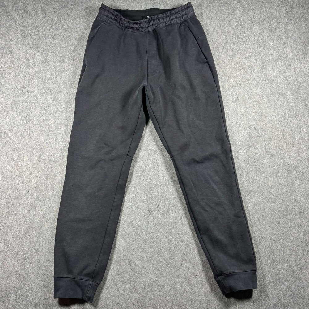 Uniqlo +J Jil Sander Mens Black Dry Sweatpants Joggers Tapered Size Small Causal